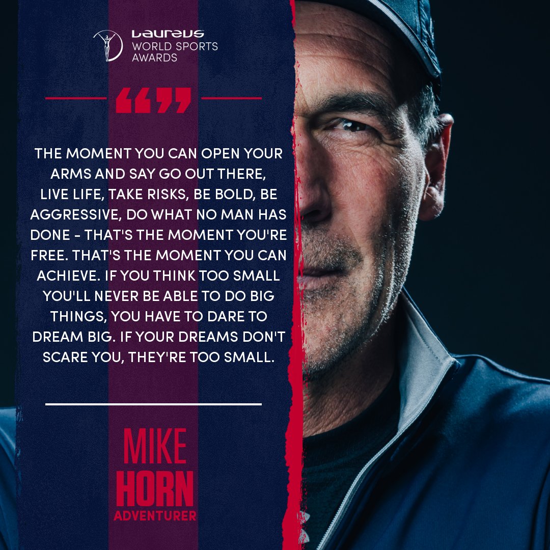 LaureusSport's tweet photo. Inspirational 👊🏼

@ExploreMikeHorn is a wise man, and it takes a lot of mental strength to circumnavigate the globe via both poles 💪🏼

#Laureus20 https://t.co/CARdbW8p15