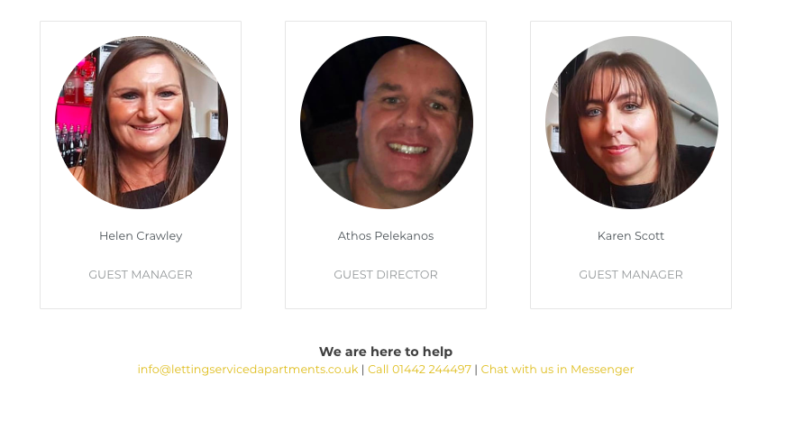 LSAApartments's tweet image. Our dedicated team are on hand to meet and greet with a personal check-in. We'll make sure you have everything you need to make your stay as comfortable as possible.  

lettingservicedapartments.co.uk/team.html

 #servicedapartments #businesstraveller #watford #hemelhempstead #windsor #stalbans