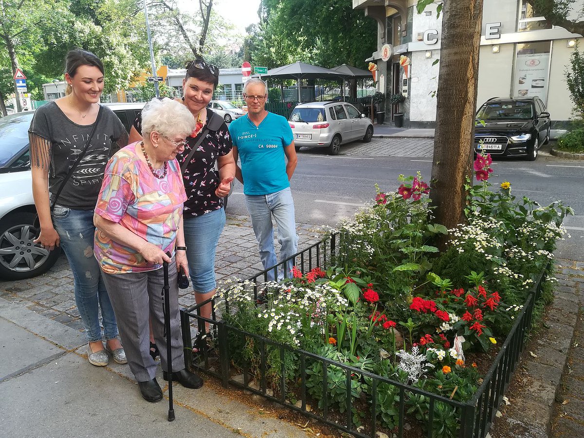 Birgit Hebein Ø¹ÙÙ ØªÙÙØªØ± In Wien Ist Es Ganz Einfach Moglich Selber Eine Baumscheibe Vor Der Haustur Zu Begrunen Mehr Als 800 Davon Gibt Es Schon Das Ist Nicht Nur Schon