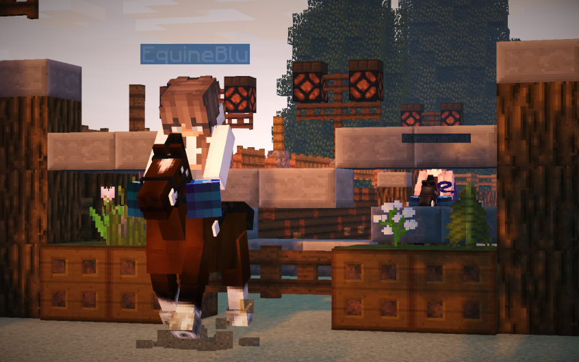 RanchnCraft's tweet photo. Here are pictures from a race during the anniversary events! 🎉 What was your favourite event? 🐴 
•
#rnc #horses #minecraft #mc #equine #horse #ranchncraft #horseserver #sso #equineserver #equestrian #mchorses #mcserver #mcequine #ranch #mcpc https://t.co/II0NYfnlqg