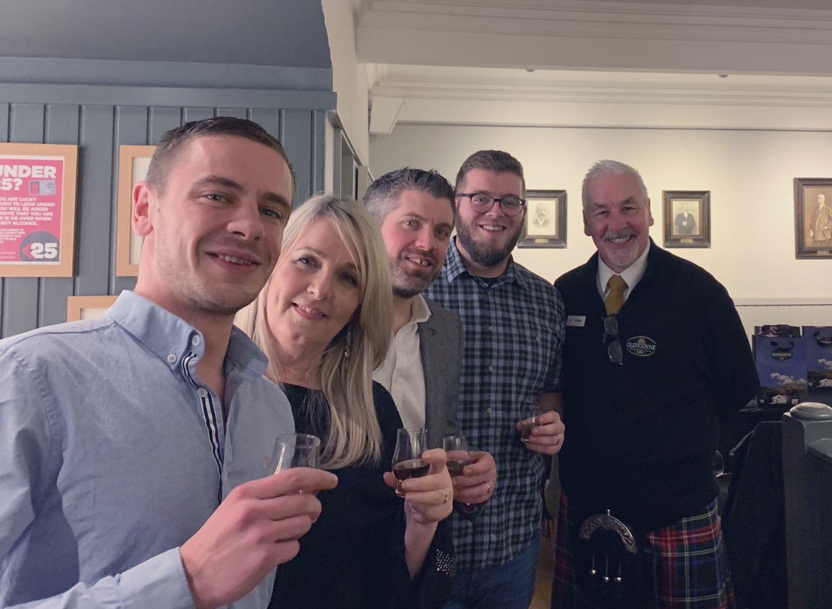 Team night out at <a href="/Glengoyne/">Glengoyne</a>. We had a great night! 🥃