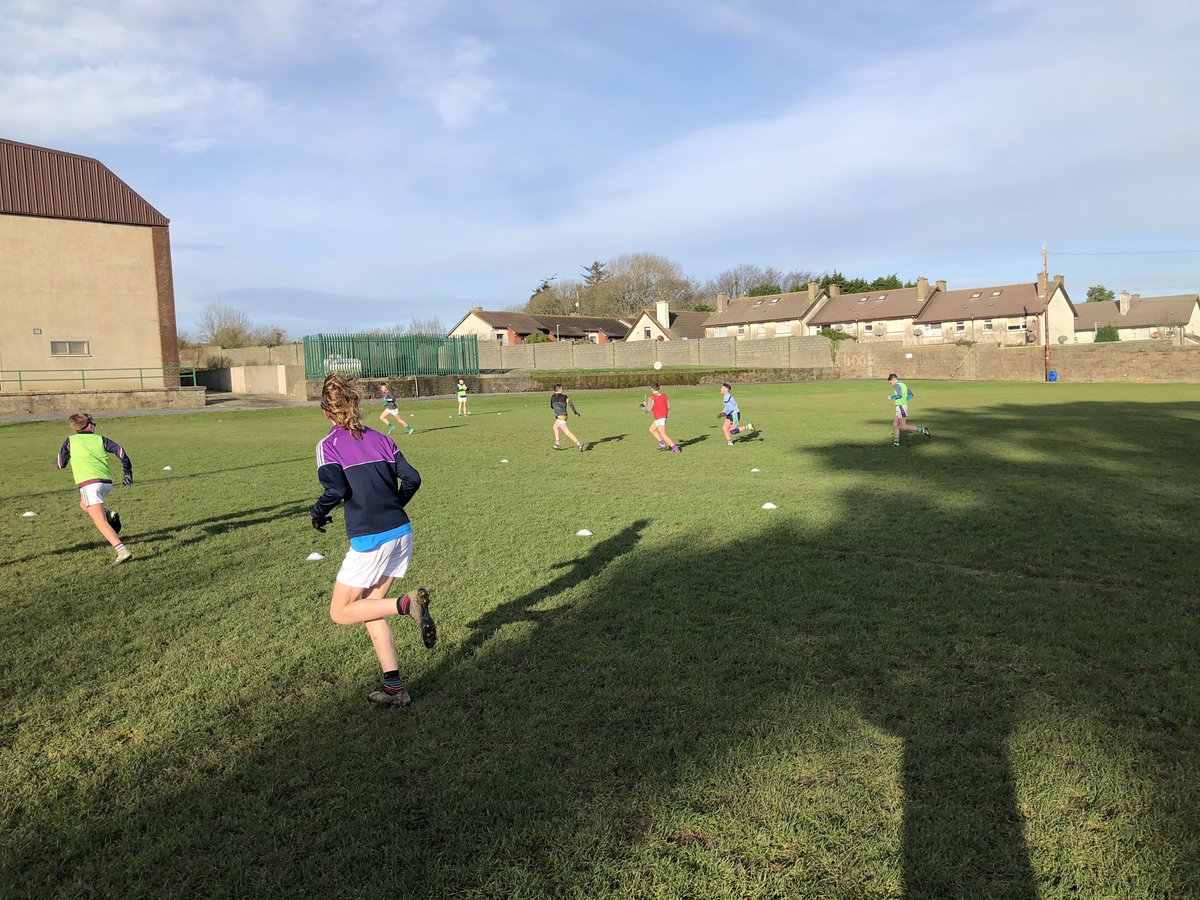 MonahanAl's tweet photo. Keeping the boys on their toes this morning at the Wexford hub Model Óg football in @StPetersWexford Thanks to the CE coaches who assisted on the morning. @wcleary7 @wexgaacoaching @AndyButler94 @barry_leacy https://t.co/E2vJJPpJ3s