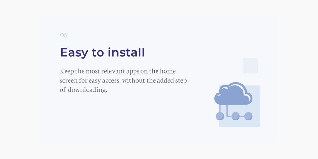 Terralogic_'s tweet image. The added advantage of progressive web apps is that users can keep their most relevant apps on the home screen for easy access, without the added step.
#frontenddevelopement #webdesign #webdevelopment #designdriven #coding #technologyinnovations