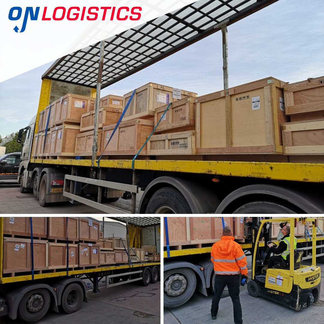 We took delivery of this load from Hong Kong last week for a client.

Our team carefully unloaded and stored with care until delivery direct to the client through our transport provision. 

Your trusted #logistics integrator. 

onlogistics.co.uk 
#delivery #load #aerospace