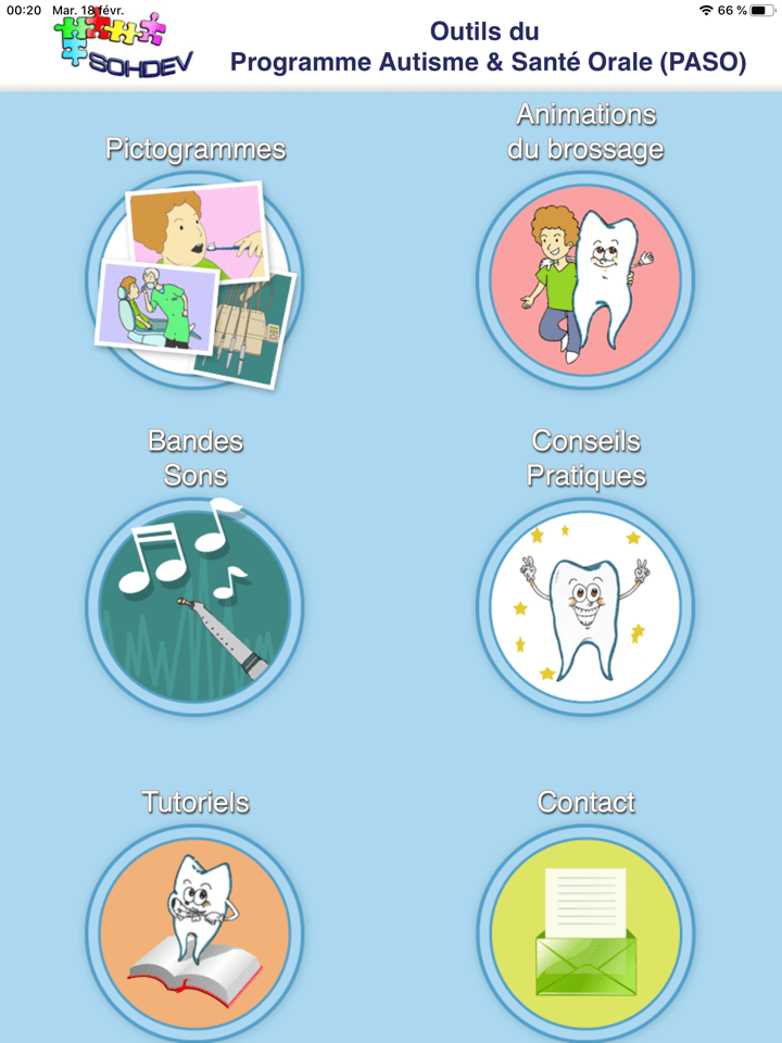 Présentation de l'application SODHEV permettant d'accompagner les personnes avec autisme dans la prise en charge des soins dentaires. ortho-n-co.fr/2020/02/applic…