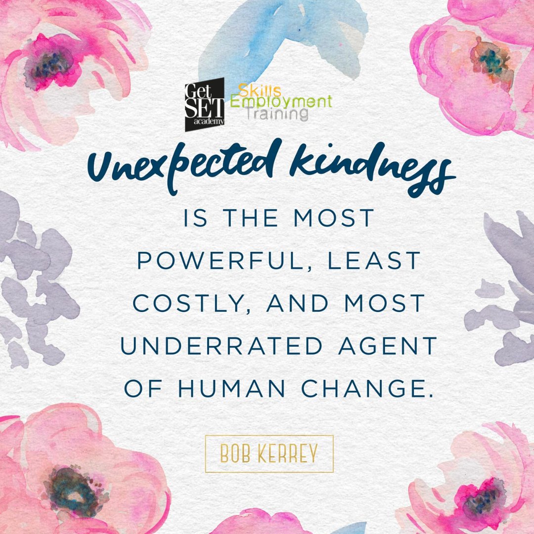 alphabetraining's tweet photo. Random acts of kindness day took place yesterday but we should carry out these acts everyday! “No act of kindness, no matter how small, is ever wasted”. Comment below what act of kindness you will be doing today! #RandomKindnessActs https://t.co/ay5CcO8mWU