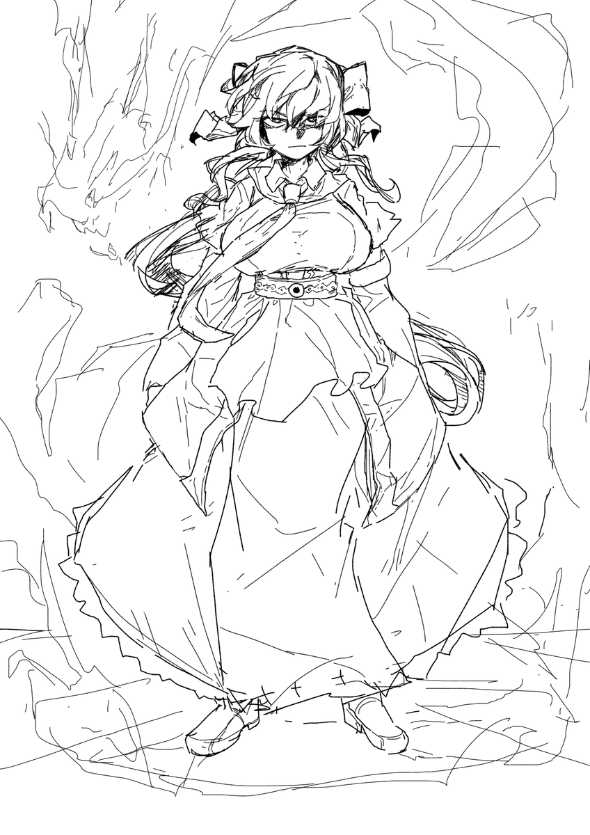 그리다만거 커미션러프 doodle 