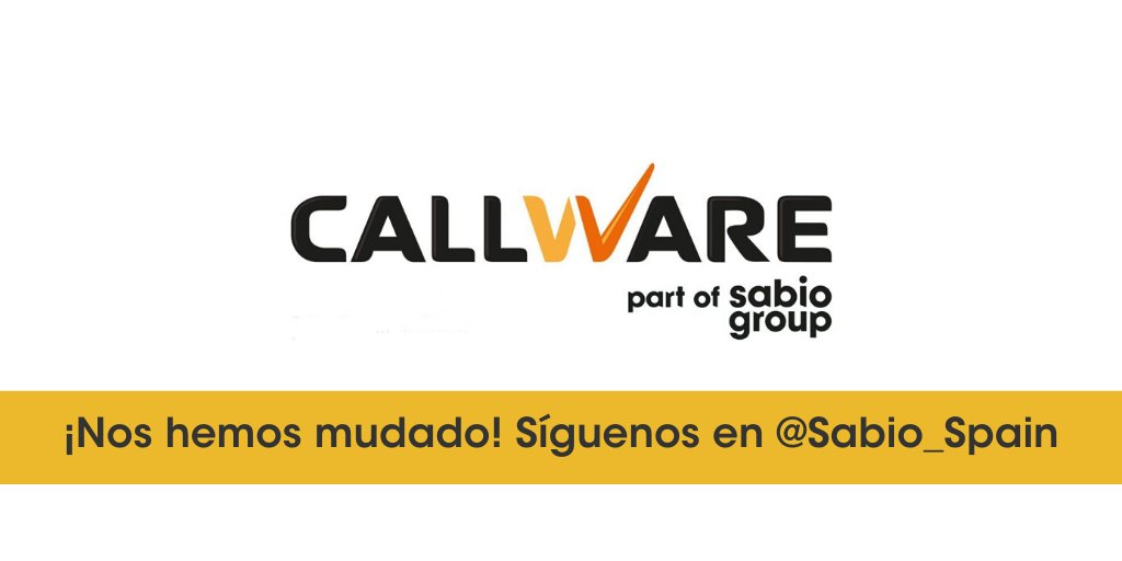 callwarevt's tweet photo. Callware ahora forma parte del Grupo Sabio. Accede aquí para más información. 👉 https://t.co/7Uge4ihrYH https://t.co/GtJLpY6JOh