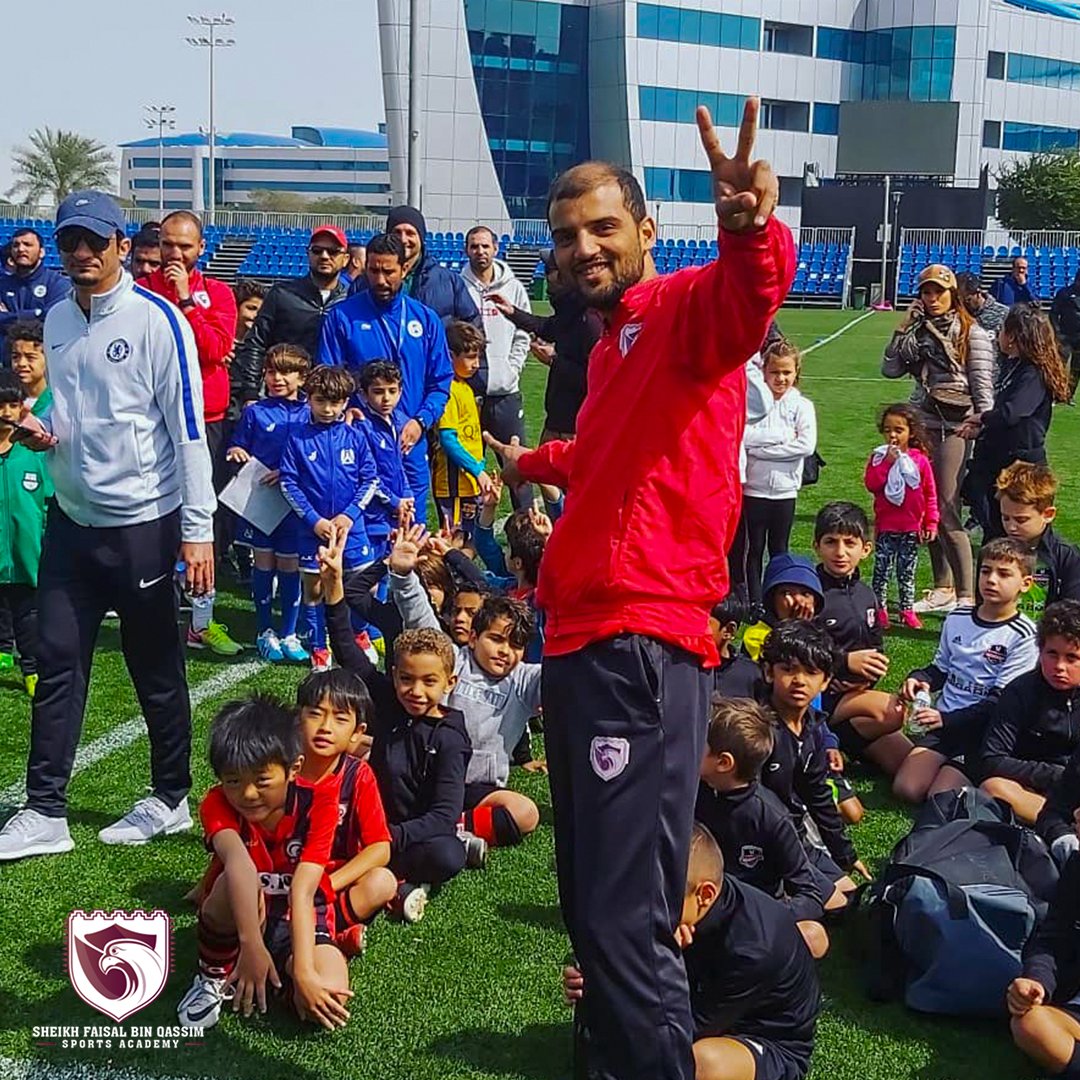 SFQ_Sports's tweet photo. مبروك الفوز لفريق أكاديمية فيصل بن قاسم الرياضية u7/u8 لفوزهم عن فئتهم العمرية بمسابقة أسباير زون لكرة القدم ضمن فعاليات اليوم الرياضي للدولة.

Congratulations to SFQs u7/u8 for winning the Aspire Zone competition on their age group, which was held during the National Sports Day. https://t.co/CK03VysowO