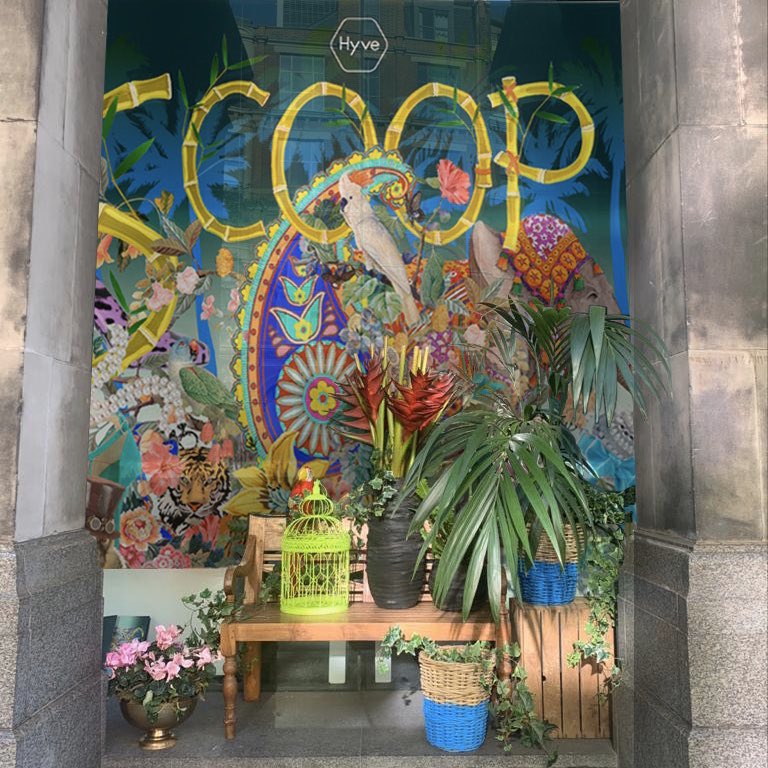 ficklestix's tweet photo. The Ficklestix team are always honoured to produce and install the event graphics for our friends at #scoopAW20 for @scooplondonshow. This time in the beautiful setting of @oldbillingsgate #ScoopAndTheCity https://t.co/YtDHwmQOiN