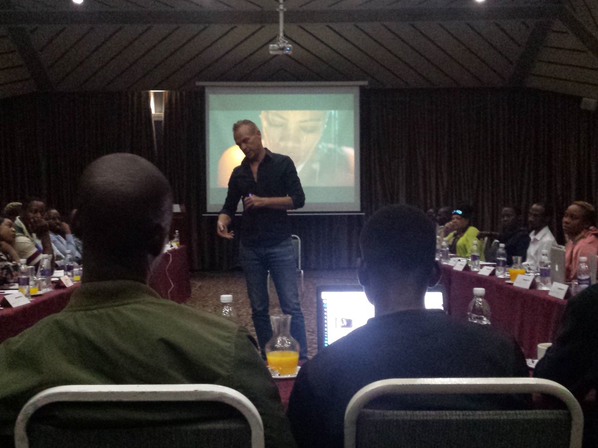 StewartKwaramba's tweet photo. Gaining amazing insights from Denny Miller &amp; fellow Zim filmmakers at the @MultiChoice Talent Factory Masterclass at @monomotapahotel. Looking forward to implementing some of these learnings. @myarea46 @battle_chefs @josephbunga @FlorencoMaseke1 @shelterafrica1 https://t.co/VEAGCfU8lu