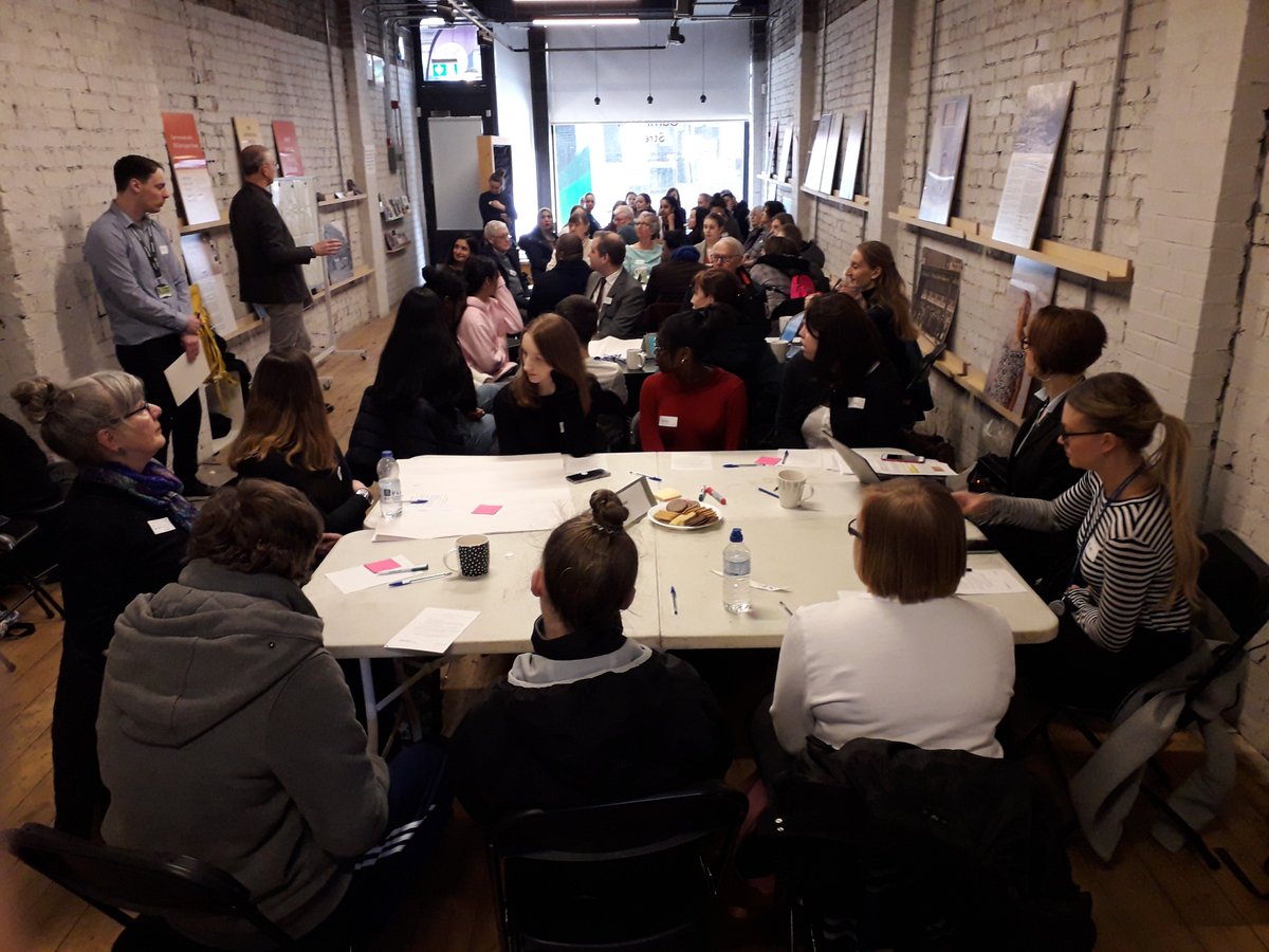 JonReaBlidworth's tweet image. Same room, different @NottsFOSAC day...
#urbanroom bursting at the seams for the NTU/Youth Cabinet/Age-Friendly Nottingham intergenerational project. Let&apos;s change things together @NTUPolitics @MattHenn2011 @nottcypf #curiousnotts @mynottingham