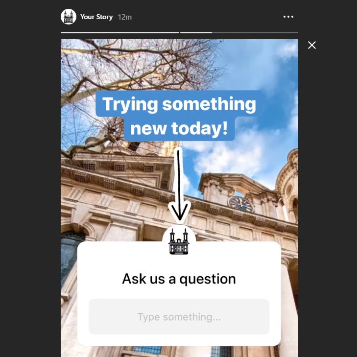 SinfoniaSmithSq's tweet photo. "What does the roof look like?", "Is St John's haunted?", "Why do you have 4 towers?".....🤷♀️
Check out our Instagram story today and ask our staff the questions you've always wanted to know about #StJohnsSmithSquare.
Give us a follow and check it out https://t.co/bdKKdhcMbE https://t.co/DQcL6u2spw