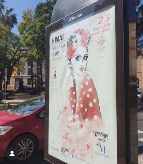 ✂️ La vecina de #Gerena Elisa Gómez ha diseñado el cartel de <a href="/FIMAFMalaga/">FIMAF</a>, que se celebrará el próximo 23 de febrero.
👉 Enhorabuena a esta joven gerenense por ser la autora de este cartel, que ya luce en las calles de la capital malagueña anunciando este importante evento.