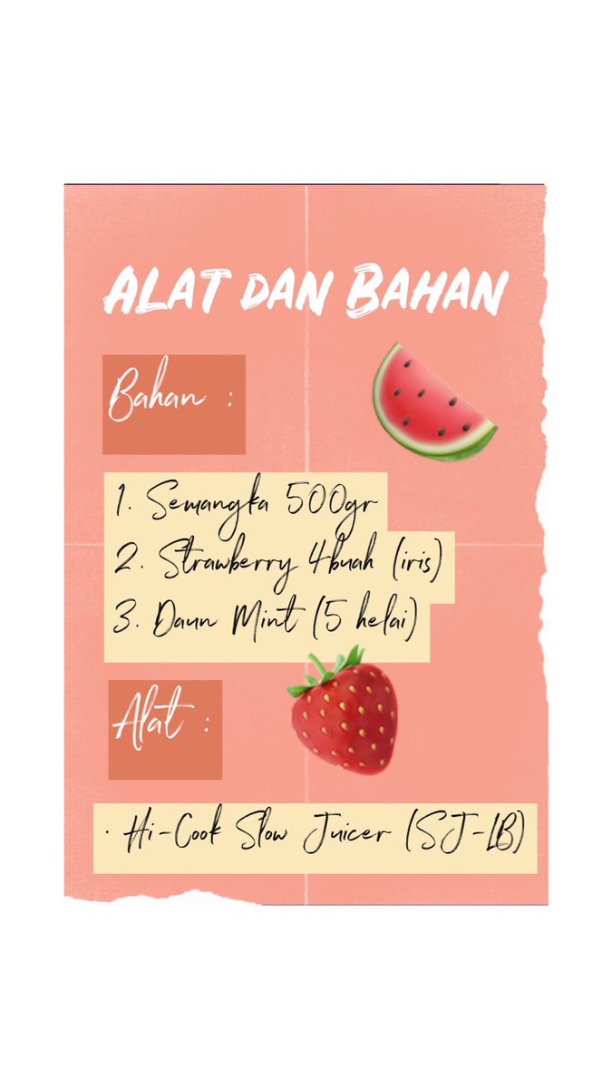 hicookofficial's tweet photo. ๐๐ Watermelon Mint-Berry Granita ๐๐
Using Slow Juicer (SJ-LB) - @hicookofficial
โข
Cek langsung video tutorial cara membuat " Watermelon Mint-Berry Granita " di Youtube official @hicookofficial yaa ๐
โข
#hicookofficial #hicookindonesia #instafood #granita #juice #slowjuicer https://t.co/hZus9F6oWj