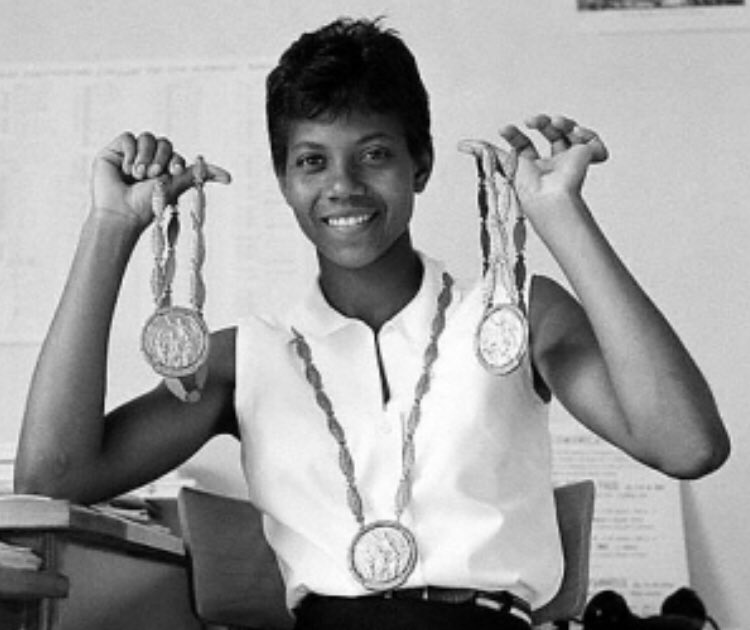 HerstoryR's tweet image. Happy Black HERstory Month! Wilma Rudolph was born premature and har polio as a child. Her doctor said she would never be able to walk without her brace. She went on to become a track star and became the first US woman to win three gold medals at a single Olympics 
#herstory