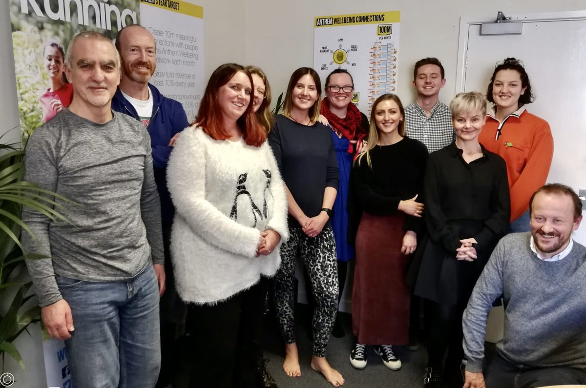 We've had the lovely Emily from Movement Foundations in to do some wellness workshops and we're feeling very rested! We'll definitely be taking her tips on board to improve posture and keep our bodies healthy while at our desks. Read more about it here - anthem.co.uk/staff-insight-…