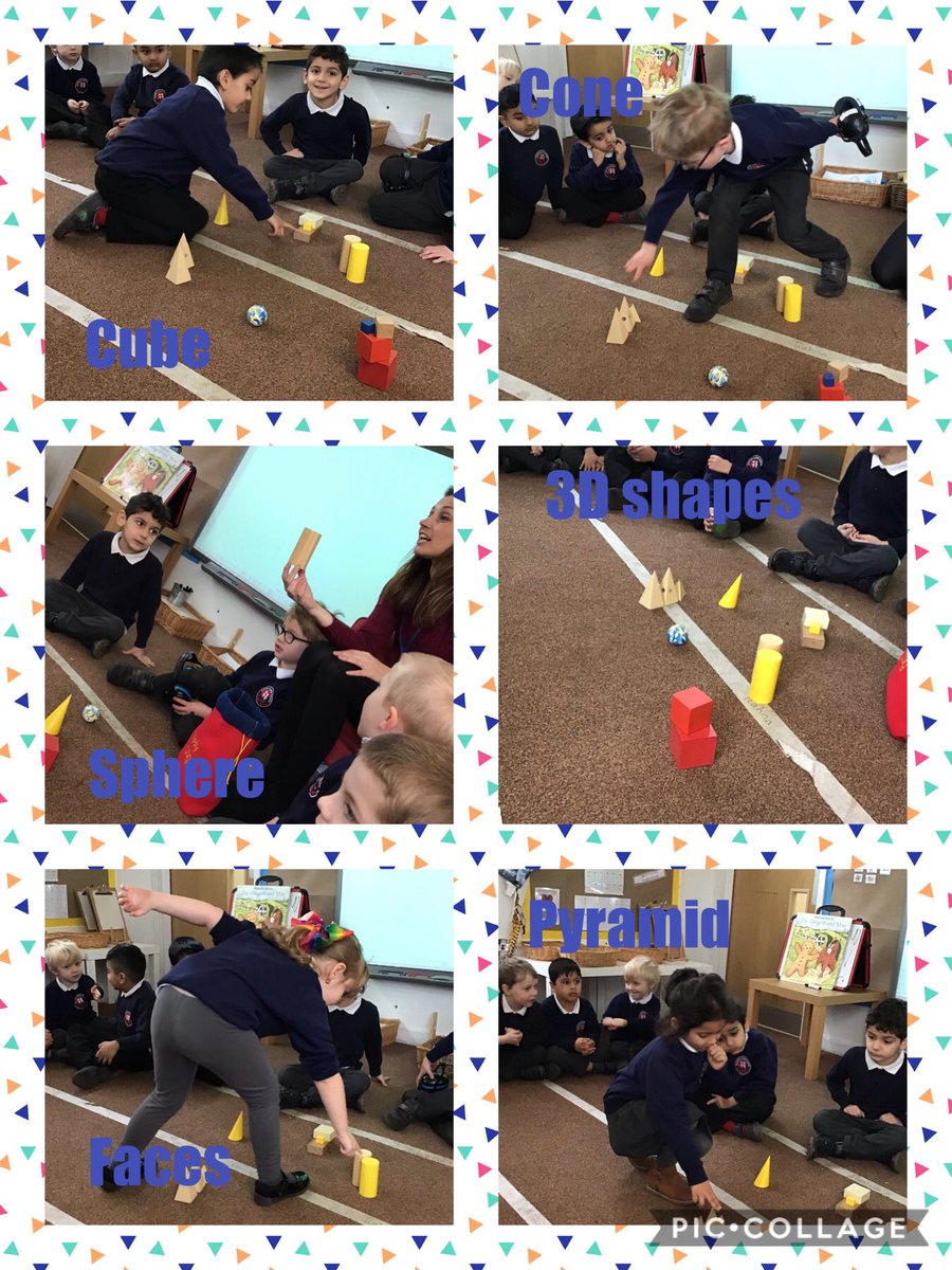 bartoneyfs's tweet photo. A great start in EYFS after our break. The children are being introduced to 3D shapes. #faces #freshaftertheholidays https://t.co/BGQwkgP6Cj