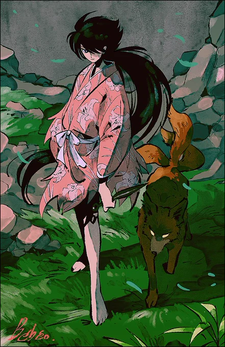 白土作品の「ワタリ」が好きなんですけど、その中でも姫丸がとても好き…っていう絵。
だいぶネタバレな絵だけど55年ほど前の作品なんで許してください… 
