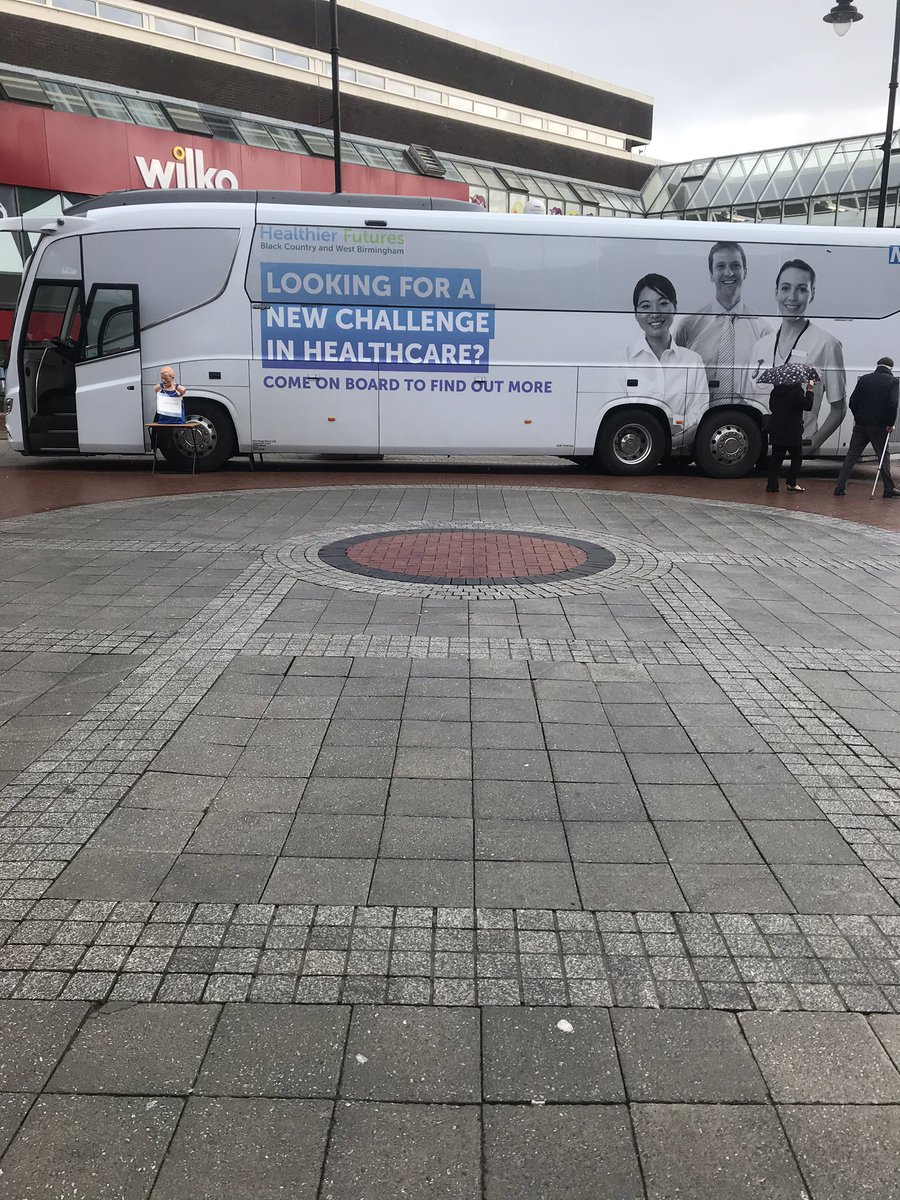 Come and visit us in Walsall town centre to talk about what opportunities we have within the black country #newchallenge #HealthierFutures #NHS #Jobs #Volunteering