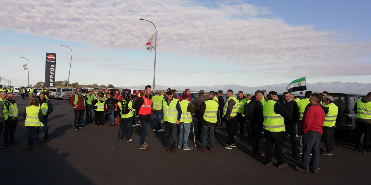 noticiasCEX's tweet photo. @cextremadura 📸Así ha estado hace apenas media hora la autovía a la altura de #NavalmoraDeLaMata. En estos momentos está cortada en ambos sentidos. Informa @_noeliaperez_ 

📲Envíanos tu foto/vídeo/audio al 690911134 https://t.co/ndITdEsTtA