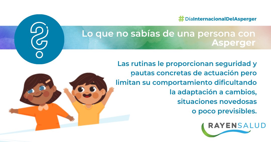 Rayen_Salud's tweet photo. En el Día Internacional del Síndrome de Asperger, te dejamos algunos datos para que entiendas un poco más a las personas que lo tienen. 

#DíaDelAsperger #Asperger https://t.co/1wQ8Zm2xXK