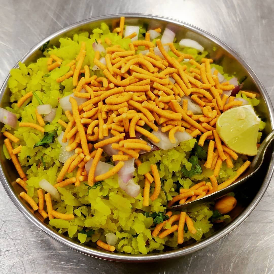 Sev Poha Forever <a href="/nirajzone/">Niraj Sharma 🇮🇳</a>
  #sevtamatar #sabji #vegetarian #namkeensev #indorisev #delicioue #easyandquick #instafood #instapic  #sevpuri #instagramers  #foodporn #foodgasm #ChatpatiSev #Sevgram #SevIsLife #sevindore #SevingSev #SevBhujiya