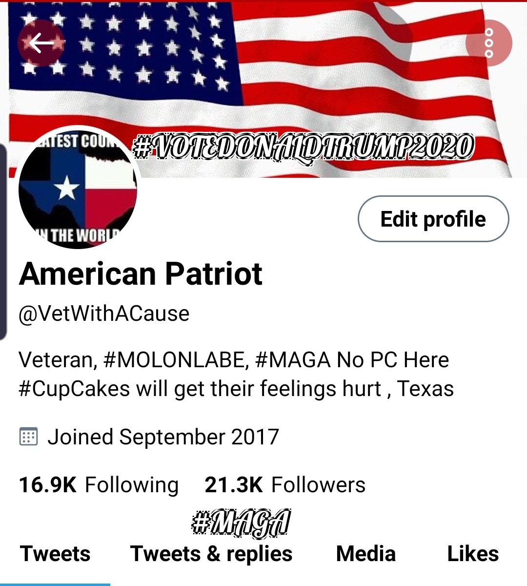 VetWithACause's tweet photo. @markkirin_ @FairyQ15 @TheGeneral_0 @GGlocksX @CareyMaga @Orcusa1 @Amer1Patriot @hustler_chitown @GenZConservati1 @_Push_report1 @monica_sassy @rrnicholas22 @cmccbyfaith @RazorPack65 @Anonagain3 @shipmate68 @Michael2_t @Harleyluv @tagruber @NeensCa Thanks for the ride my Friend 

The TOTAL NEGATIVITY of the DEMOCRATS is destroying America  there HATRED has lead to SATAN and EVIL .

#VoteRedToSaveAmerica 
#VoteRepublicanTicket

#VoteDonaldTrump2020 https://t.co/dEPaU5QE9J