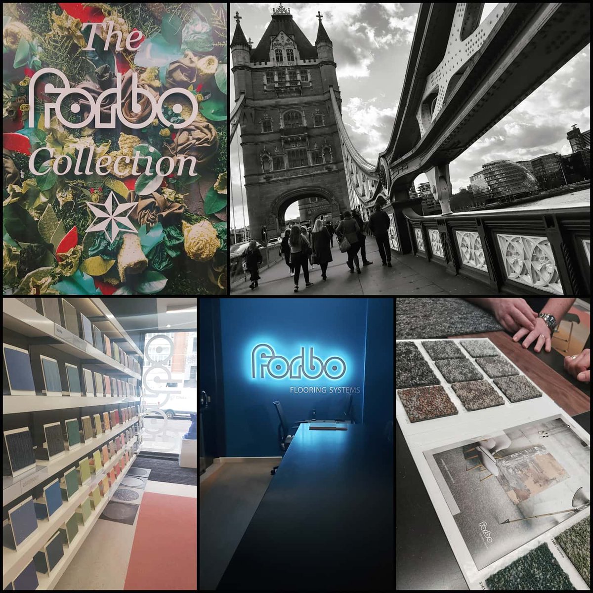 Last weeks fun filled design trip to London with <a href="/ForboFlooringUK/">Forbo Flooring UK</a> #product #lvtflooring #carpettile #installation #showroom #trends #interiordesign #london