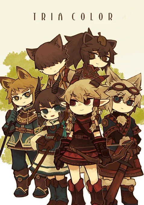 ファンタジーっぽい絵です 