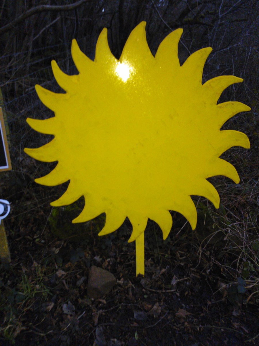 It might be raining but you can find the #sun on our #free #PlanetTrail in #FreeholdersWood. Come along to #AysgarthFallsVisitorCentre for your #quizsheet.