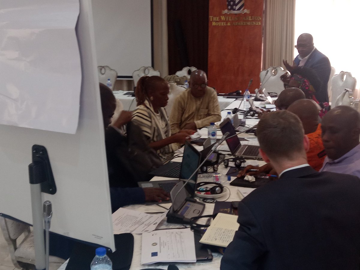 AAipri's tweet photo. ECOWAS Small Arms Division with EU and GIZ organising the les sons learnt on the ECOWAS-EU Small Arms project on collection on small implemented by UNDP before the kick-off of the 11edf project on traffiking. https://t.co/yDEFP7L9nW