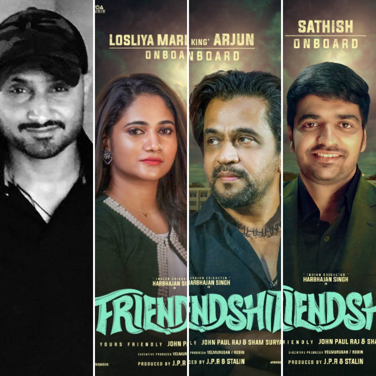 Players on ground;
<a href="/harbhajan_singh/">Harbhajan Turbanator</a> <a href="/akarjunofficial/">Arjun</a> <a href="/actorsathish/">Sathish</a> #LosliyaMariyanesan 
Game directed by;
<a href="/JPRJOHN1/">John paul Raj</a> <a href="/ShamDirector/">Sham Surya Director</a> 
#seantoastudio #cinemaasstudio 
<a href="/ImSaravanan_P/">Saravanan Pandiyan</a> <a href="/RIAZtheboss/">RIAZ K AHMED</a>