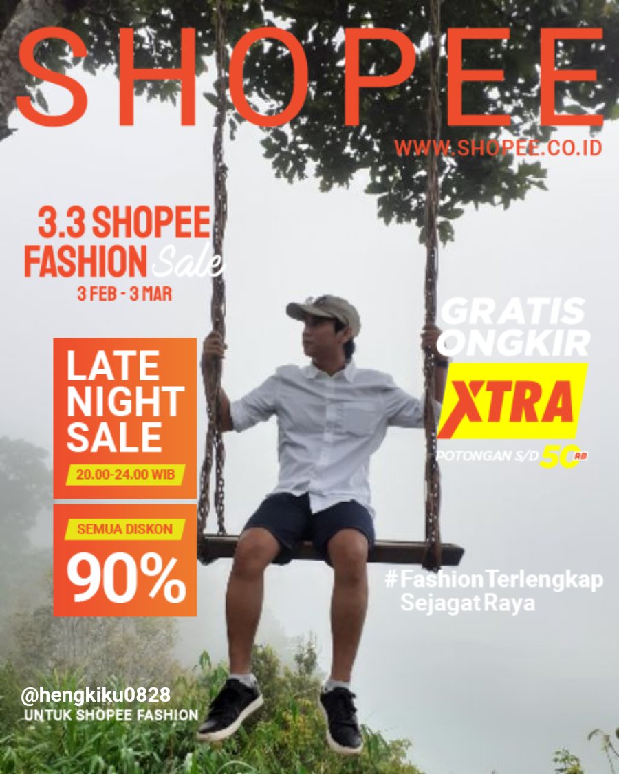 Ikuti Kompetisi #FashionTerlengkapSejagatRaya dengan share gaya terbaikmu melalui media sosial dan menangkan total 9 Samsung A50 dan Uang Tunai Total 15 Juta Rupiah! Ayo ikut sekarang! #33ShopeeOOTD shopee.co.id/m/shopee-photo…