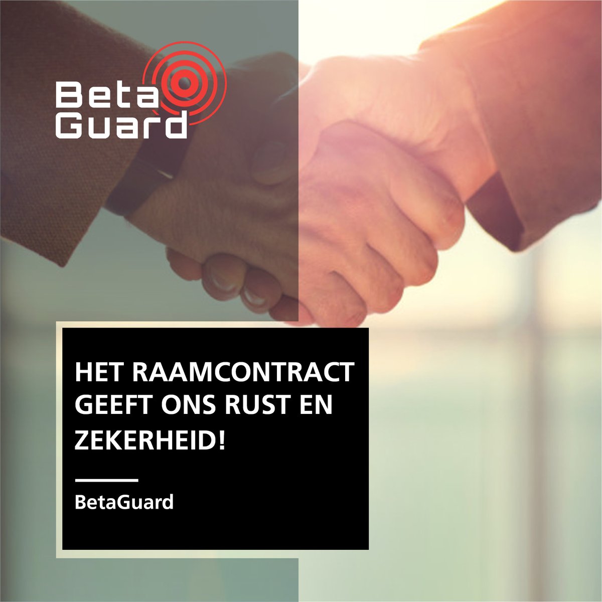 BetaGuard's tweet photo. “Wij werden en worden volledig ontzorgt op het gebied van beveiliging, toegangscontrole en veiligheid. Het raamcontract geeft ons rust en zekerheid en geeft waarde aan onze samenwerking en partnerschap”. 

Mooi woorden van één van onze partners!

https://t.co/Uuk1BuPzaZ

 #trots https://t.co/pp60TL6Jf1