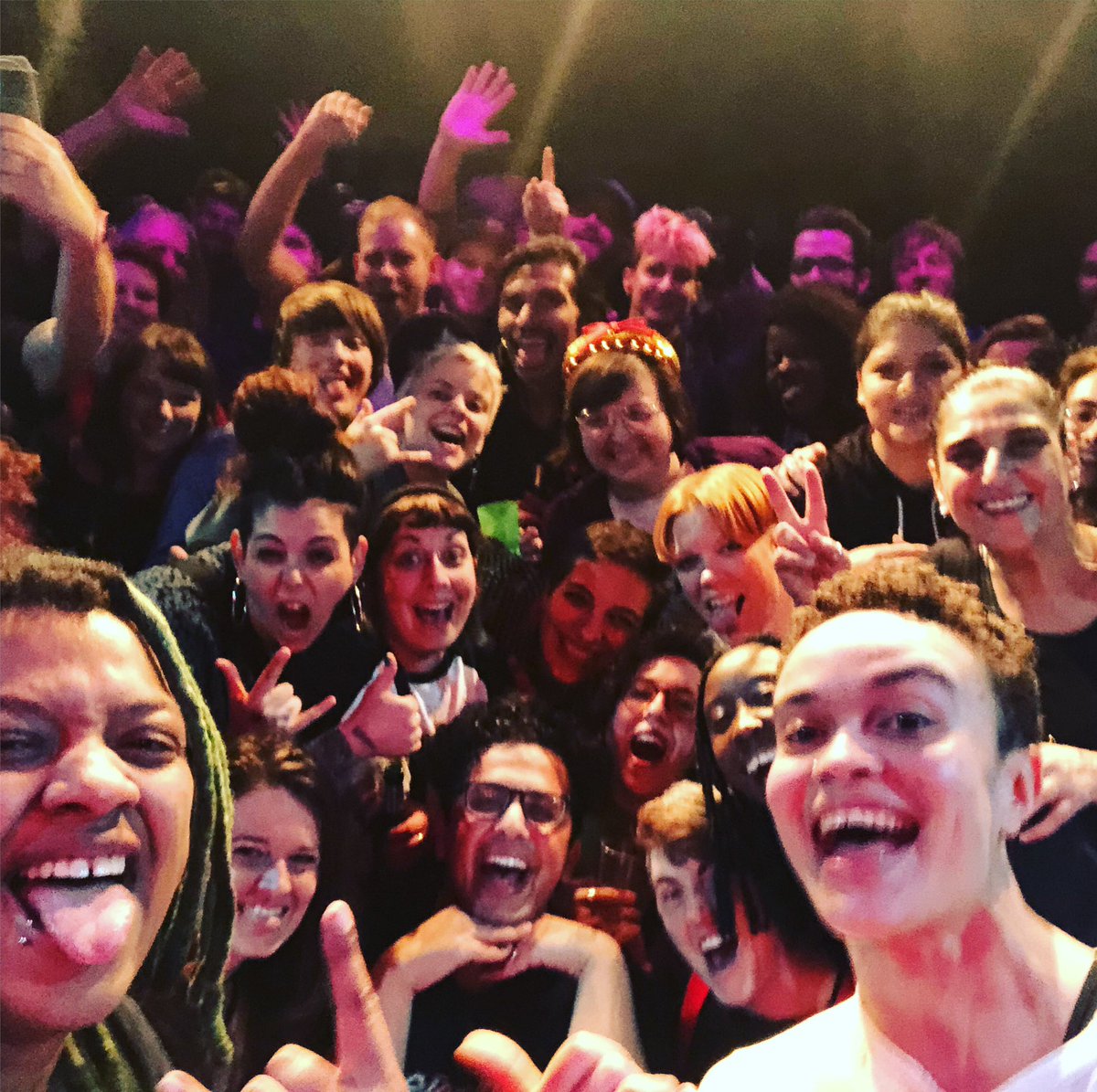 TheMuzlimz's tweet photo. Holy shit, Hamburg. This was 100% haram and we can’t wait to get stranded here again. Thanks @queerbcademy for bringing us out for this magic. Danke! 🥨🧆🥨🧆
#TheMuslimsInGermany #Kampnagel #punk #pocpunk #germanpunk #themuslimsforever #fuckbritishairways #FuckAmericanAirlines https://t.co/EEPgoKMv9h