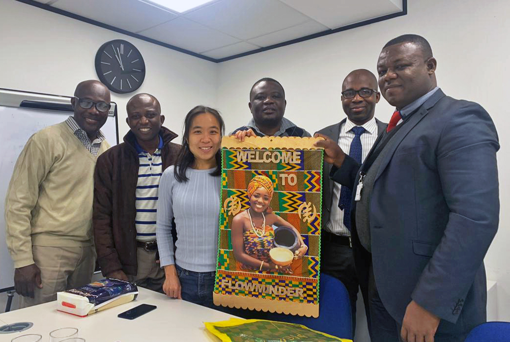 flowminder's tweet photo. A warm welcome to our partners at @StatsGhana who've joined us in Southampton for a week of training on #FlowKit and mobile data analytics. #Partnership4Dev https://t.co/ItHrMuazzg