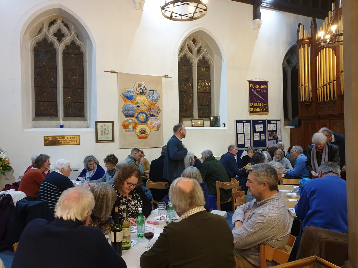 FornhamBells's tweet photo. Quiz and chips update:
44 contestants
£453 Raised for the #towerproject #fornhamstmartin #church #churchbells #burystedmunds #quiz and thank you to Peyton Place for the gorgeous Fish and chips. https://t.co/EsIdoUTQNl