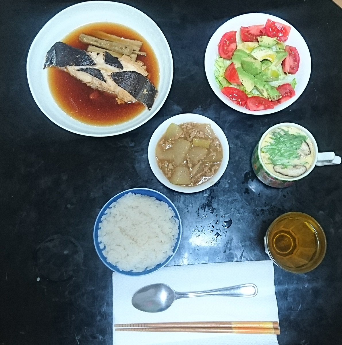 黒カレイの煮付け