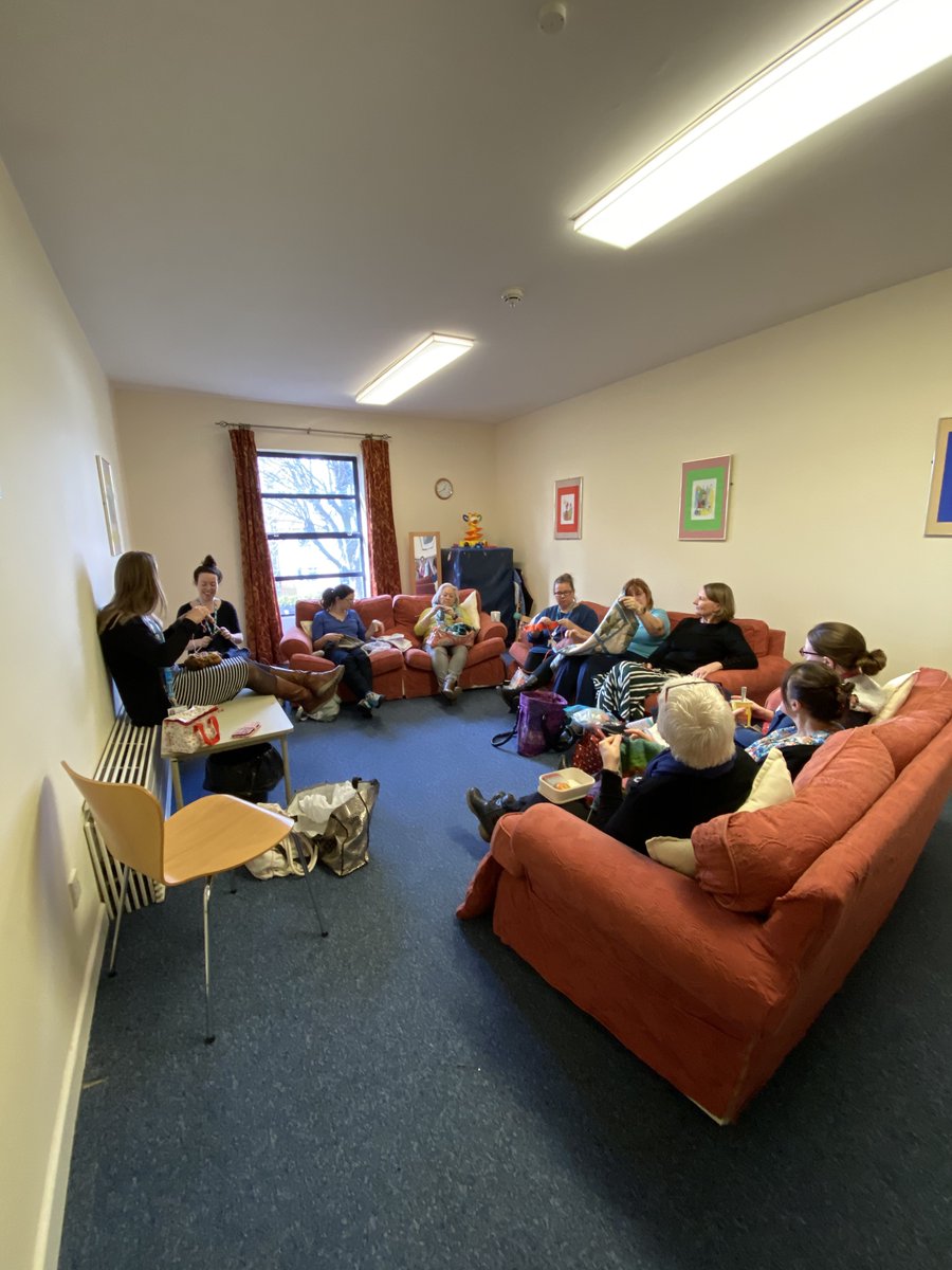 PlymouthCDC's tweet photo. Wool Wednesday is going from strength to strength. Such a popular group for staff lunchtimes, we've expanded to Tuesdays as well and welcoming sewing, needlework and embroidery too #WoolWednesday #WoolTuesday #SelfCare https://t.co/hXFF6N6pgk