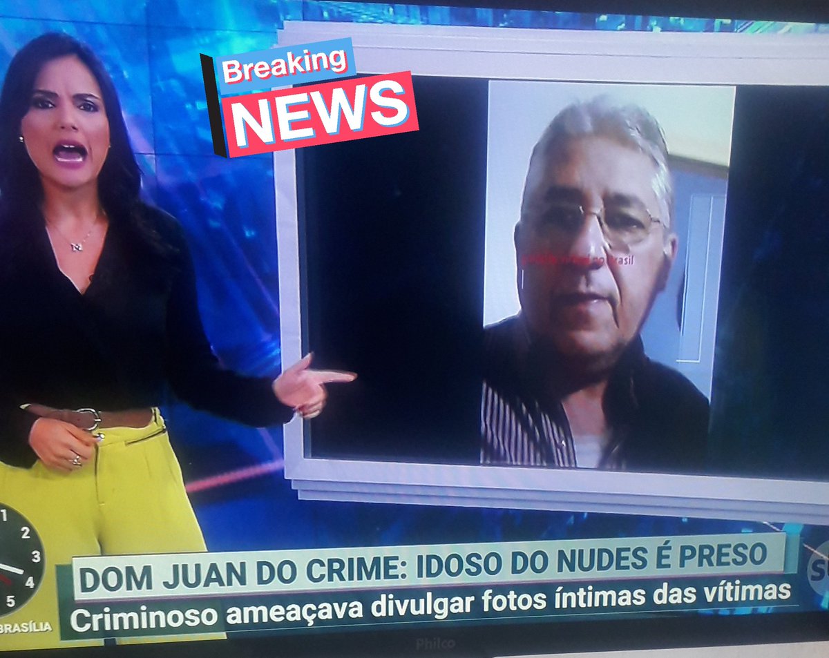 allayhha's tweet photo. "Idoso do nudes é preso" 
Precisamos rever o significado da palavra limites 🤦🏾‍♀️
Chega de TV por hj!
#Popular #Noticias #SBT #primeiroimpacto https://t.co/WNxIBRPpi1