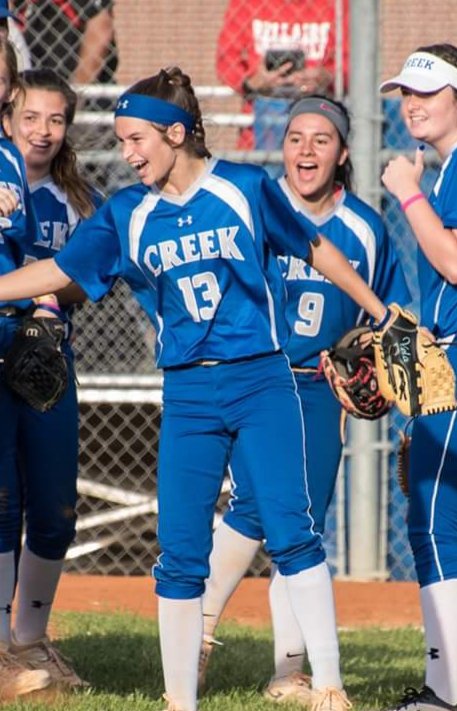 EmMandDMama's tweet photo. What day is it?? Today is the 1st district game of the season for the Cougars 💪💙 Wishing D and her teammates the best of luck for a great season ahead! #ahhcc💙 #creeksoftball #DMoneydoingwork💰 #captain #backinthecircle #juniorseason https://t.co/epLEdqBKDB