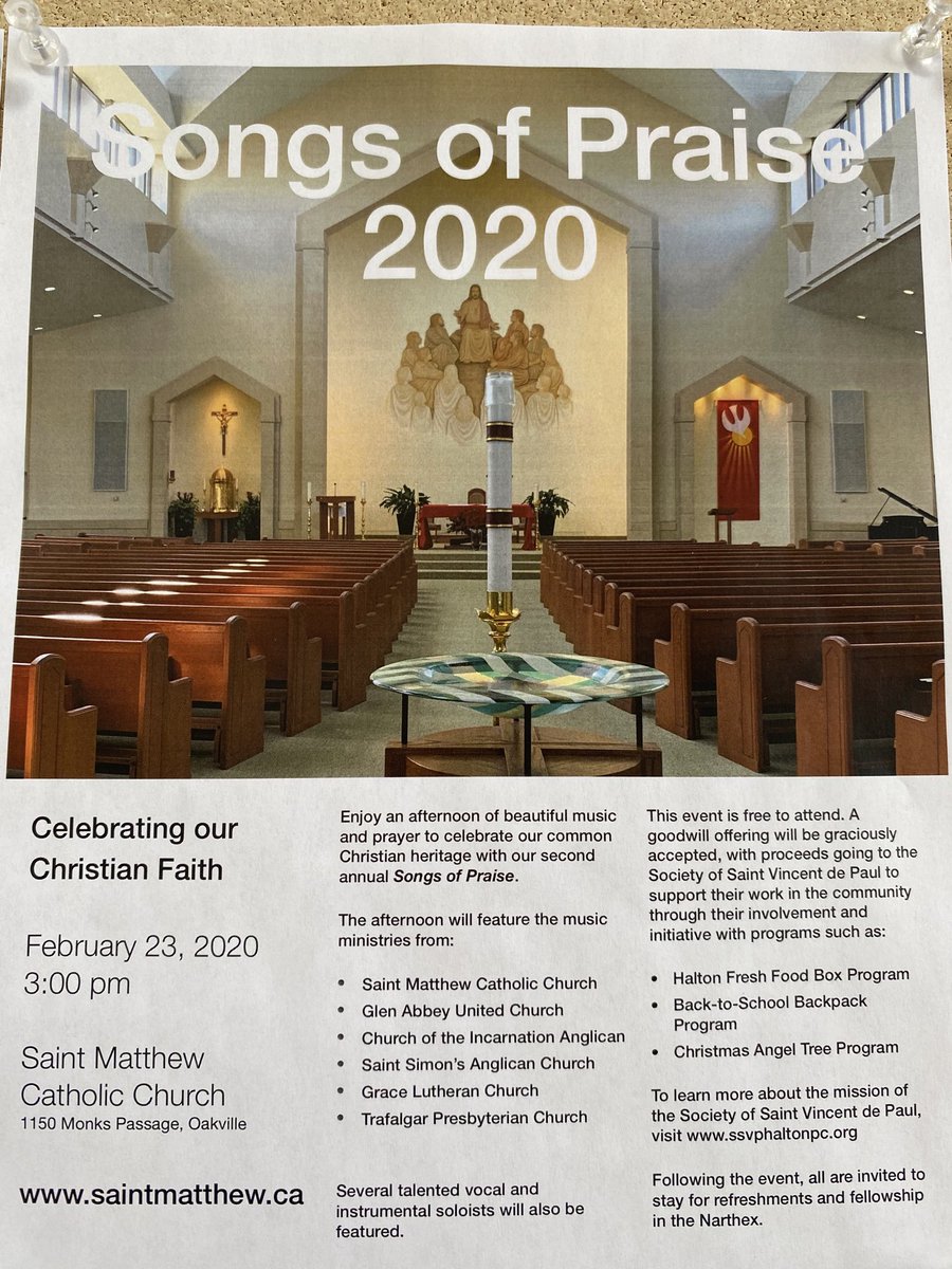 Lens1213's tweet photo. Please join me as I am fortunate to be part of this beautiful and moving event, ‘Songs of Praise’.  Take this time to praise through song. https://t.co/vPAQaXE9RM