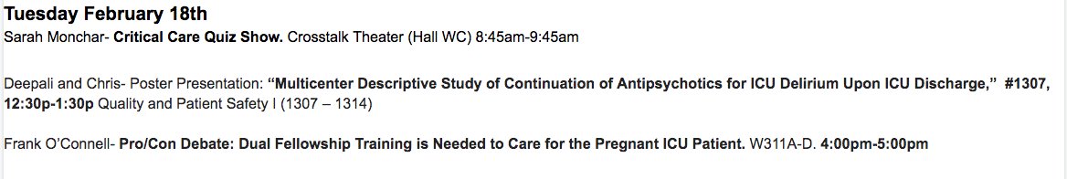 Today's events!