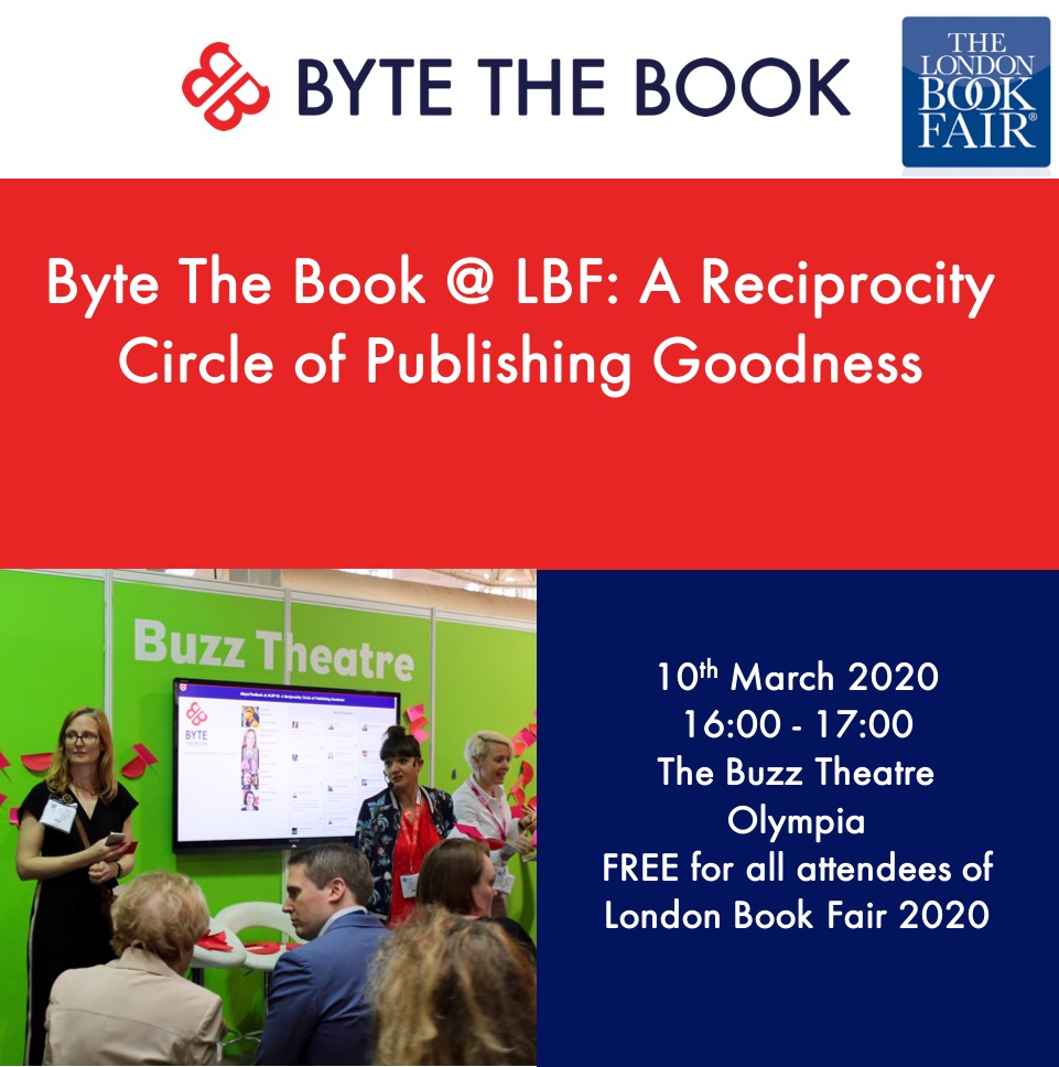 BytetheBook's tweet photo. We're helping our members make valuable connections in the #publishing world.
Join us as we set up a reciprocity circle live at #LondonBookFair!
#Bytemembers attending can get in to @LondonBookFair #free, saving you £45!
Register: https://t.co/k6Q4S1GUFm https://t.co/a77UaMNWqC
