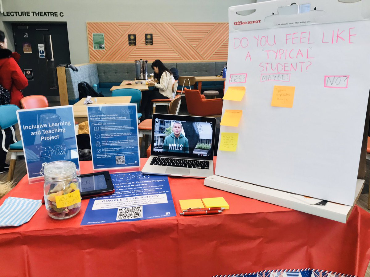 iamKirstenT's tweet photo. Lisa + me are in Fuse cafe @GreatFoodLeeds in Chemical @LeedsUniEng until 2pm today. Stop by for vegan treats + share your views on @InclusiveUoL!
You can also share your views here ⬇️
https://t.co/lTz5XWKKuo
#InclusiveUoL @LeedsUniUnion
#InclusiveTeachingLeeds https://t.co/GZqGe520ET