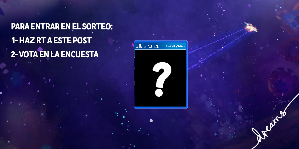 PlayStationES's tweet photo. En #DreamPS4 podrás crear sin ningún límite todo lo que quieras ⭐ ¡Vamos a imaginar el  juego más loco posible! A ver si alguien se anima a hacerlo 😉 ¡Solo por participar podrás ganar uno de los 2 pack especiales que incluyen el propio juego! 🎁 https://t.co/k5caw8gFHd https://t.co/AYtwcVVGuV