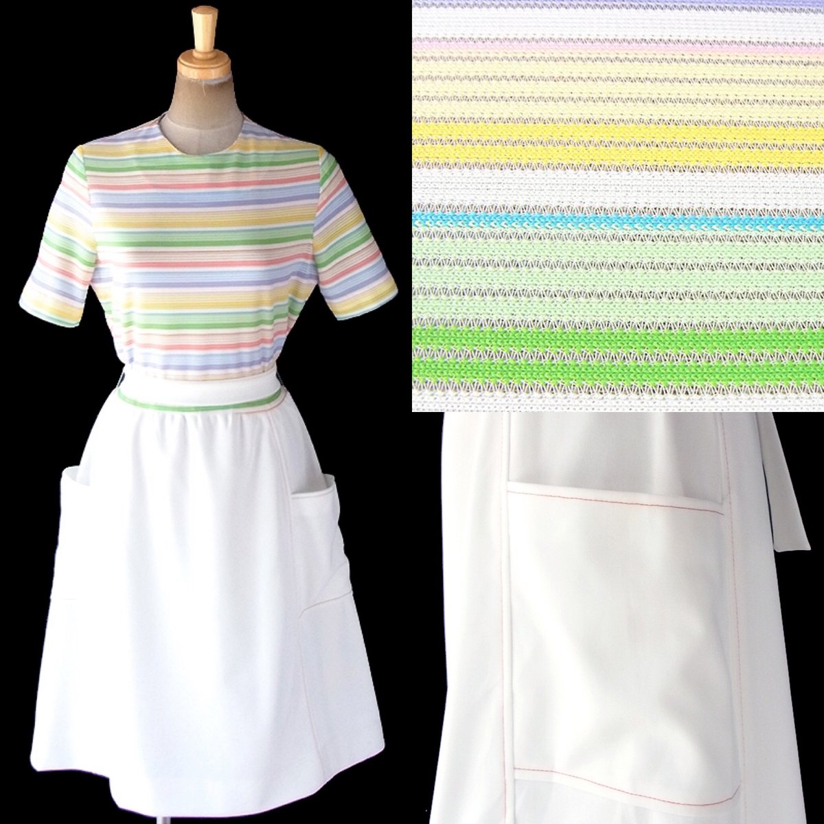 中野古着屋little Bird على تويتر レトロで可愛らしいワンピースをお探しならこちら パステルトーンのカラフルなボーダーが 一足早く春気分を連れてきてくれる ロンドン買付70年代製ヴィンテージワンピース T Co Qlbzarjvk8 古着 中野 春 レトロ