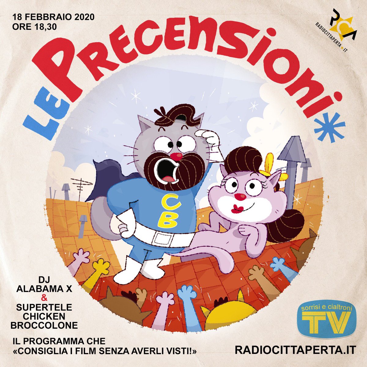 Alabamaglam's tweet photo. Indovinate cosa ritorna oggi? Sempre loro, le #Precensioni! In versione telegattoni, vi attendiamo alle 18.30 su @radiocittaperta! ⚡️⚡️⚡️ https://t.co/DALbGhdqFR