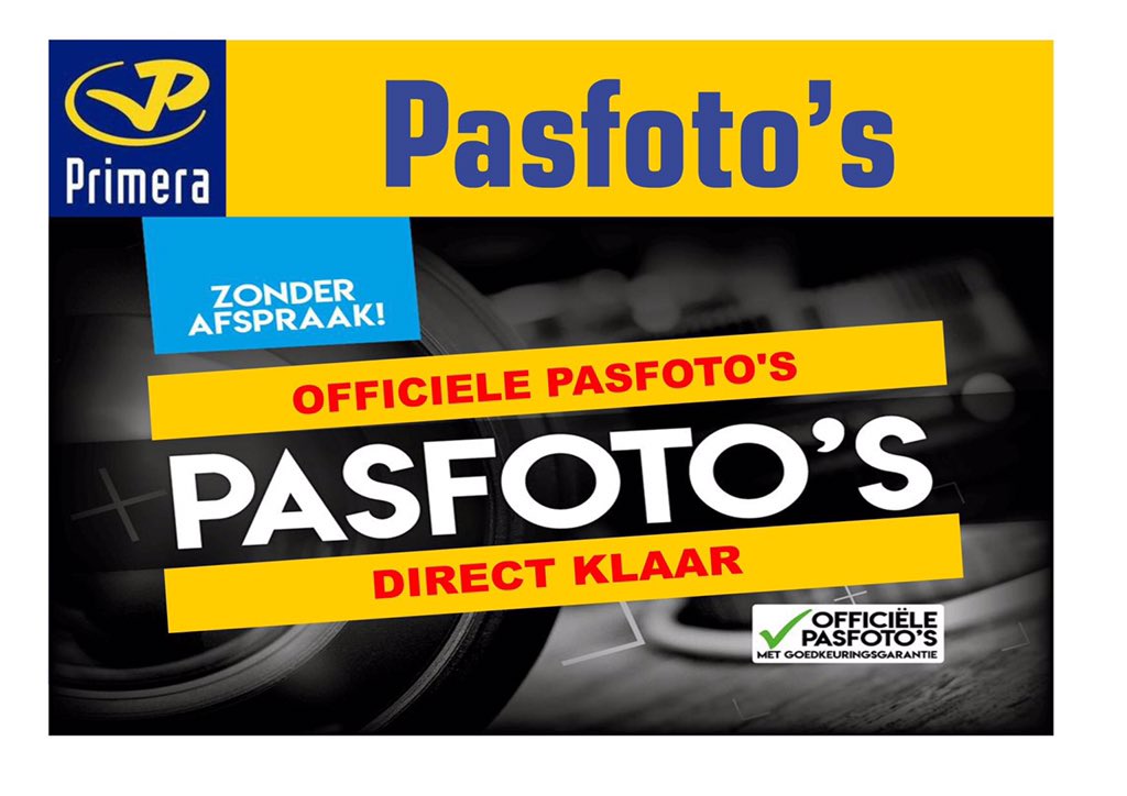 Pasfoto’s nodig? Wij helpen u graag!